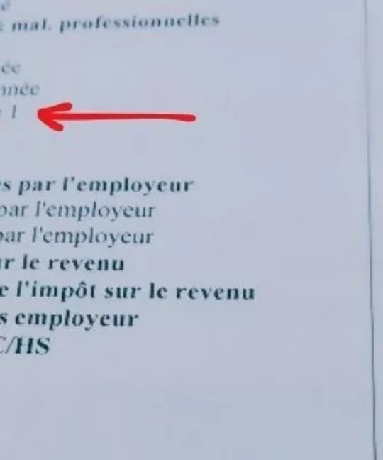 complémentaire tranche 1 bulletin de paie