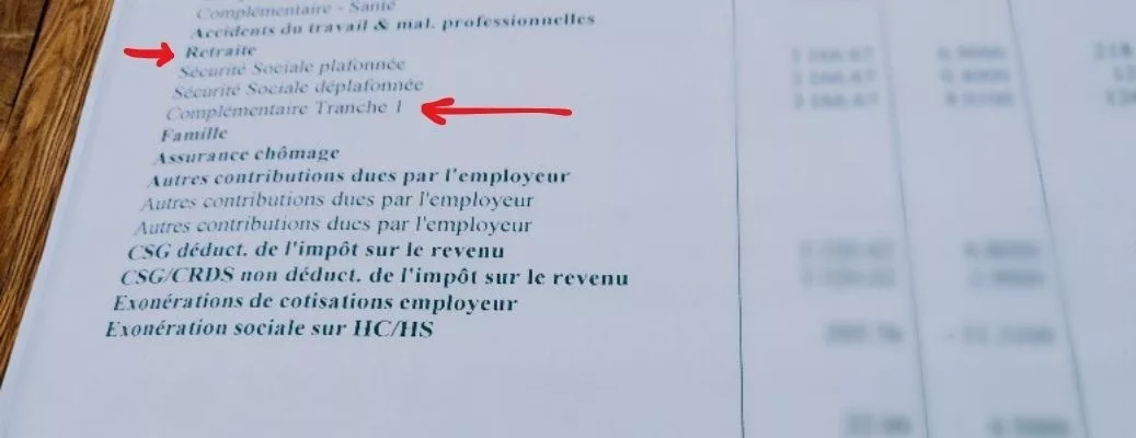complémentaire tranche 1 bulletin de paie